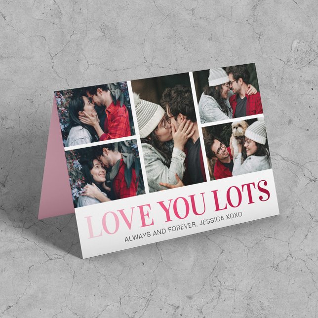 Happy Valentines Day 5 Foto Feiertagskarte (Von Creator hochgeladen)