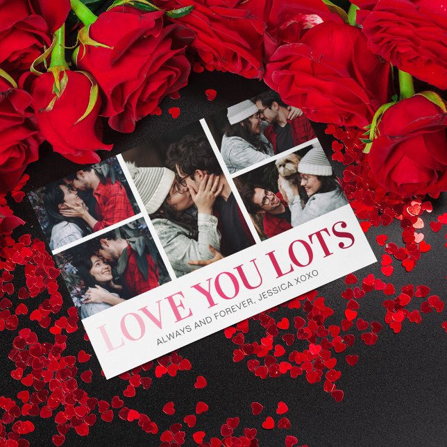 Happy Valentines Day 5 Foto Feiertagskarte (Von Creator hochgeladen)