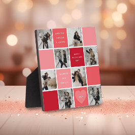 Happy Valentines Day 8 Photo Grid Fotoplatte