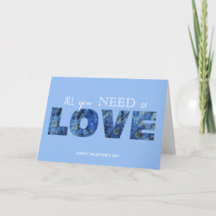 Happy Valentine's Day-All-U-Notwendigkeit ist LIEB Karte