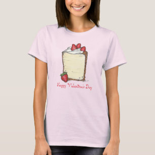 Happy Valentine's Day Angel Food Cake Feinschmecke T-Shirt