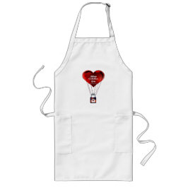 Happy Valentine's Day Apron Lange Schürze