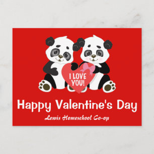 Happy Valentines Day aus Ihrer Heimat Co op Postkarte