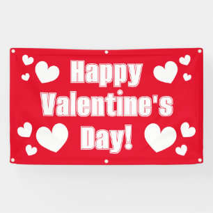 Happy Valentine's Day Banner für Geschäft oder Ges