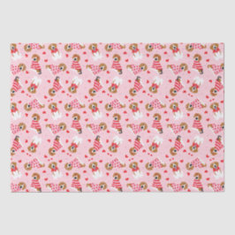 Happy Valentines Day Beagle Hunde Seidenpapier