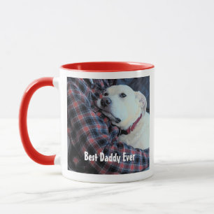 Happy Valentine's Day Best Daddy Niedlich Hund Fot Tasse