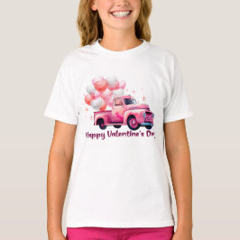 Happy Valentine's Day big rig  T-Shirt