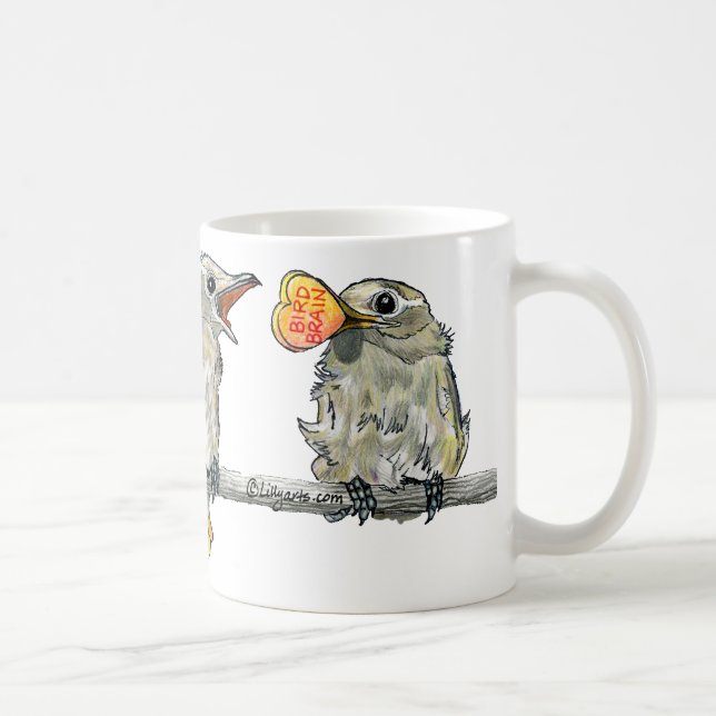 Happy Valentines Day Birds Tasse (Rechts)