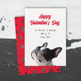 Happy Valentine's Day Boston Terrier Card Karte