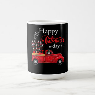 Happy Valentine's Day Boston Terrier Dog Kaffeetasse