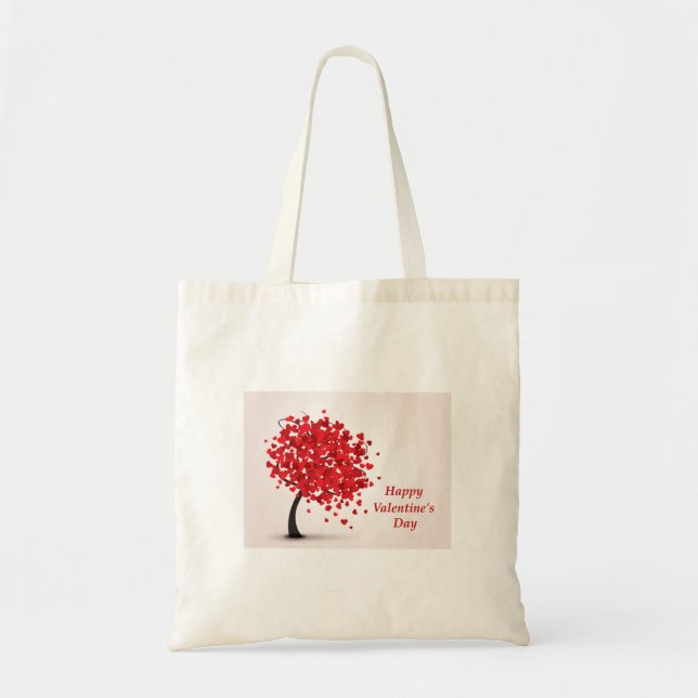 Happy Valentine's Day Budget Tasche (Vorne)