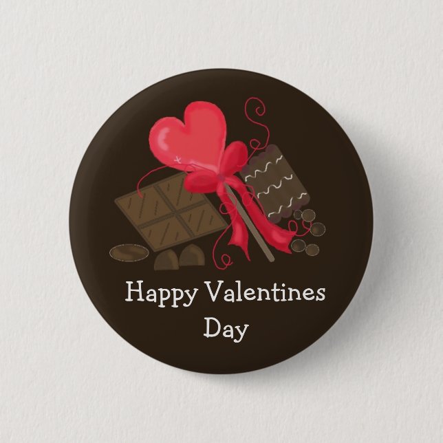 Happy Valentines Day Button (Vorderseite)