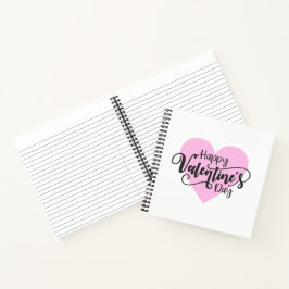 Happy Valentine's Day Calligraphy | Notebook Notizbuch