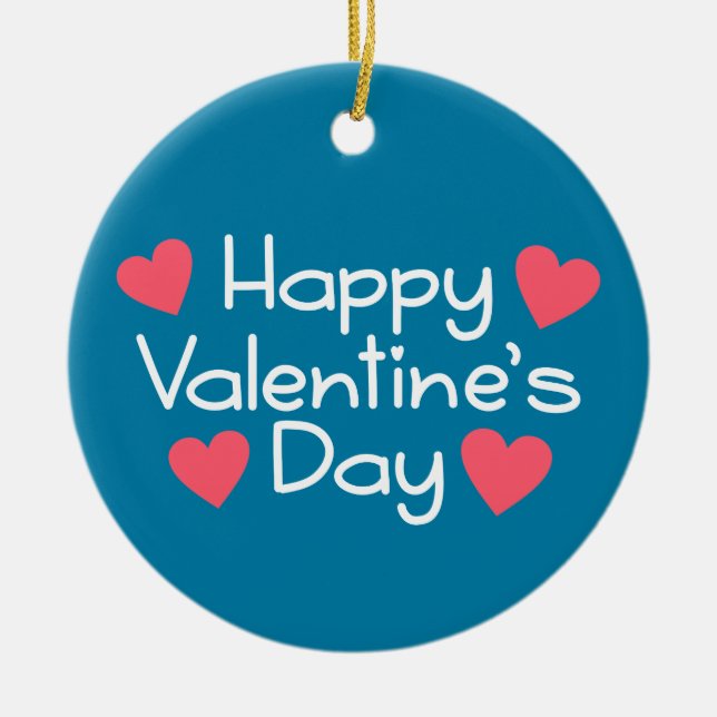 Happy Valentine's Day Calligraphy | Ornament (Vorne)