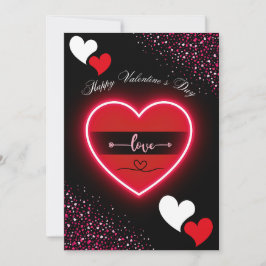 Happy Valentine's Day Card Design Feiertagskarte