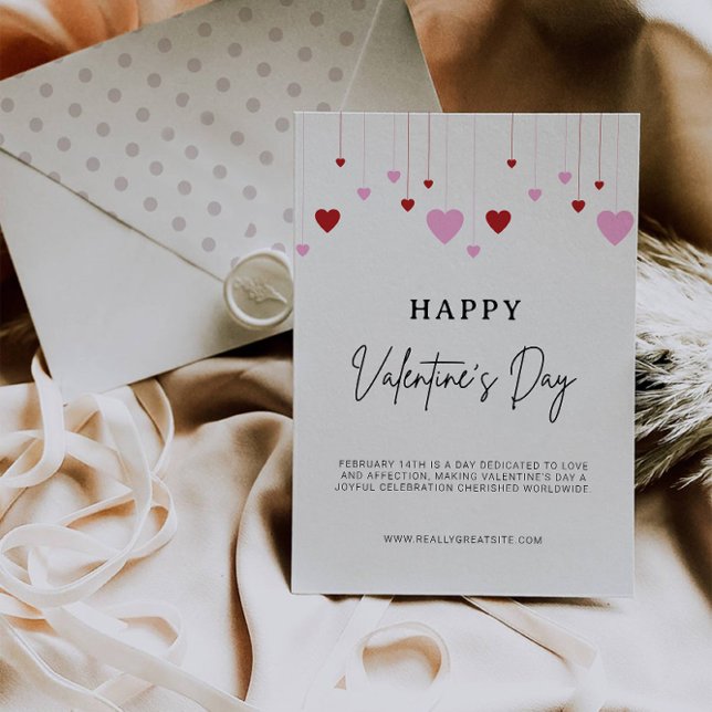 Happy Valentine's Day Card Feiertagskarte (Happy Valentine's Day Card)