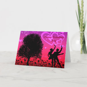 Happy Valentine's Day Card Feiertagskarte