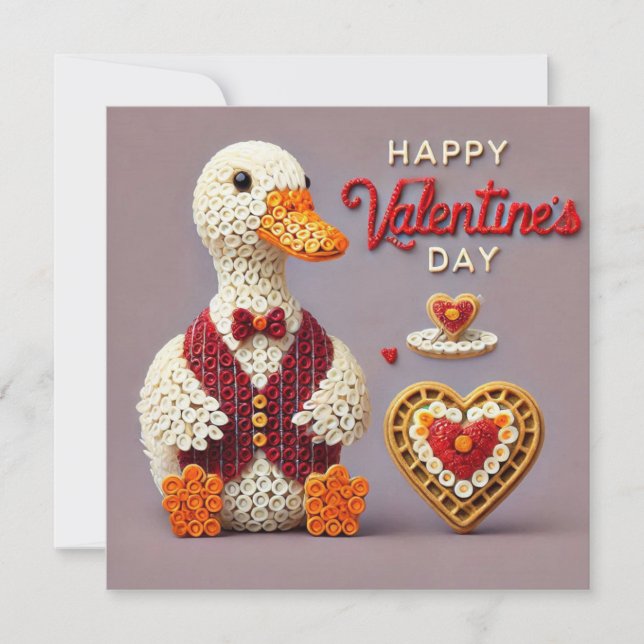 Happy Valentines Day Card  Feiertagskarte (Vorderseite)