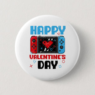 Happy Valentines Day Controller Video Game Heart B Button