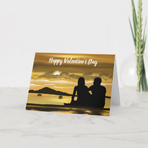 Happy Valentine's Day Couple Feiertagskarte