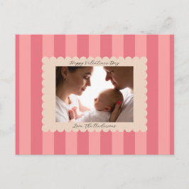 Happy Valentine's Day Custom Photograph Modern Feiertagspostkarte