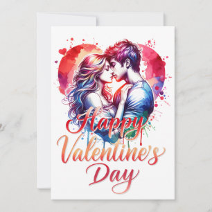 Happy Valentines Day Dankeskarte