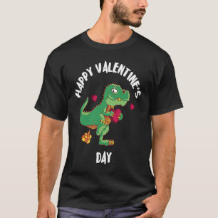 Happy Valentine's Day Dino Hearts rex Liebe Dinosa T-Shirt