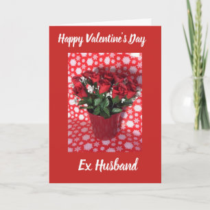 Happy Valentine's Day ex Ehemannkarte Karte