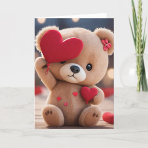 Happy Valentines Day - Faltkarte Karte