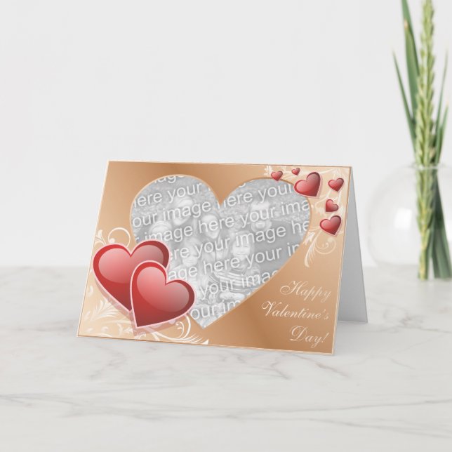 Happy Valentine's Day Feiertagskarte (Vorderseite)