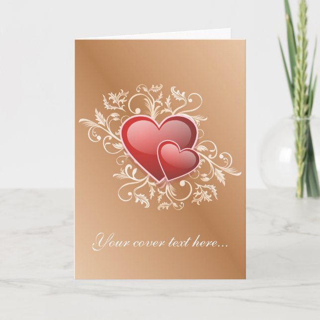 Happy Valentine's Day Feiertagskarte (Vorderseite)