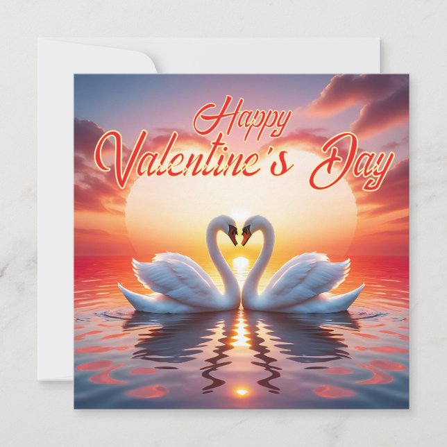 Happy Valentine's Day Feiertagskarte (Vorderseite)