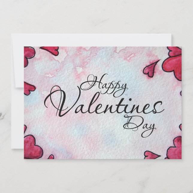 Happy Valentines Day Feiertagskarte (Vorderseite)