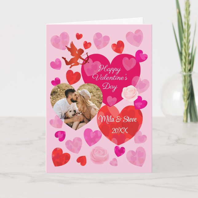 Happy Valentine's Day Feiertagskarte (Vorderseite)