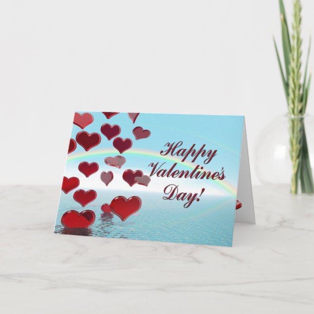 Happy Valentine's Day Feiertagskarte (Vorderseite)