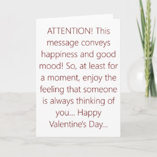Happy Valentine's Day Feiertagskarte