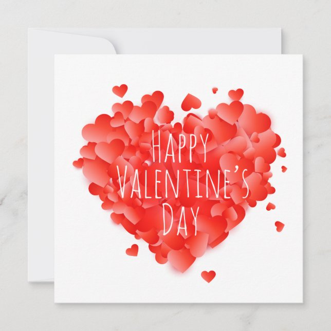 Happy Valentine's Day Feiertagskarte (Vorderseite)