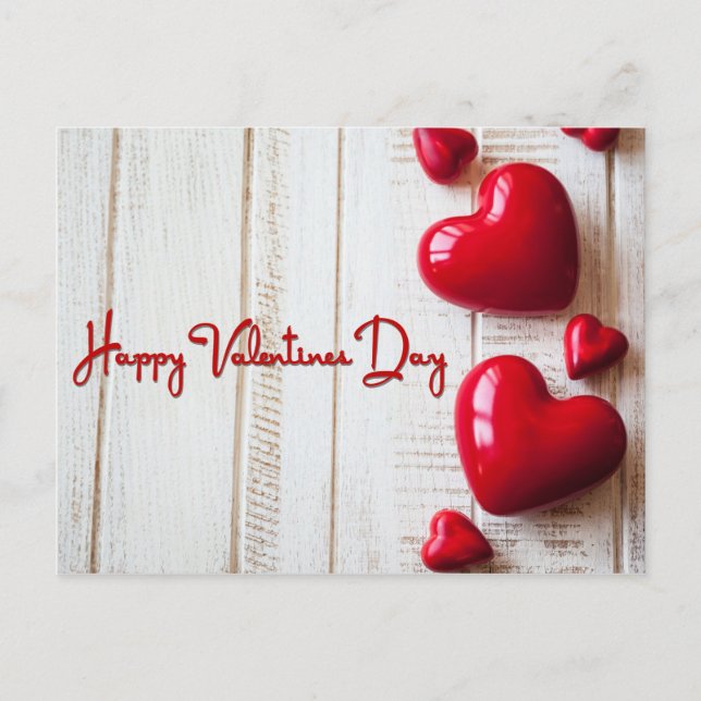 Happy valentines day feiertagspostkarte (Vorderseite)