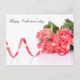 Happy Valentine's Day Feiertagspostkarte