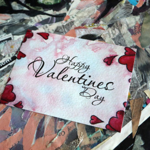 Happy Valentines Day Feiertagspostkarte