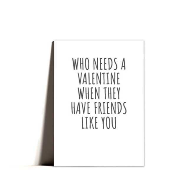 Happy Valentines Day for Friends Grußkarte Dankeskarte (Von Creator hochgeladen)