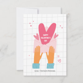 Happy Valentine's Day Foto Card Einladung