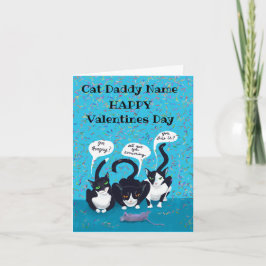 Happy Valentines Day from the Cats Card Karte