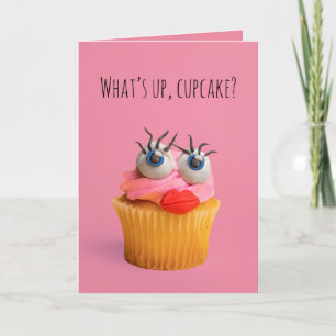 Happy Valentine's Day Funny Cupcake Spaß Feiertagskarte