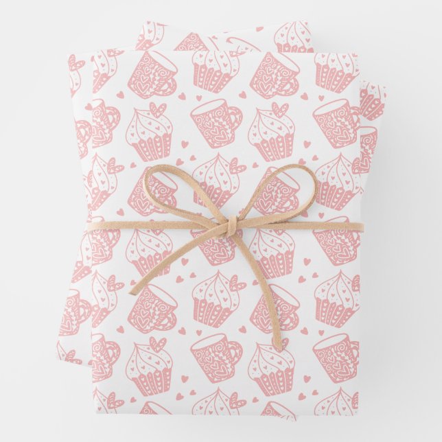 Happy Valentine's Day Geschenkpapier Set (Beispiel)