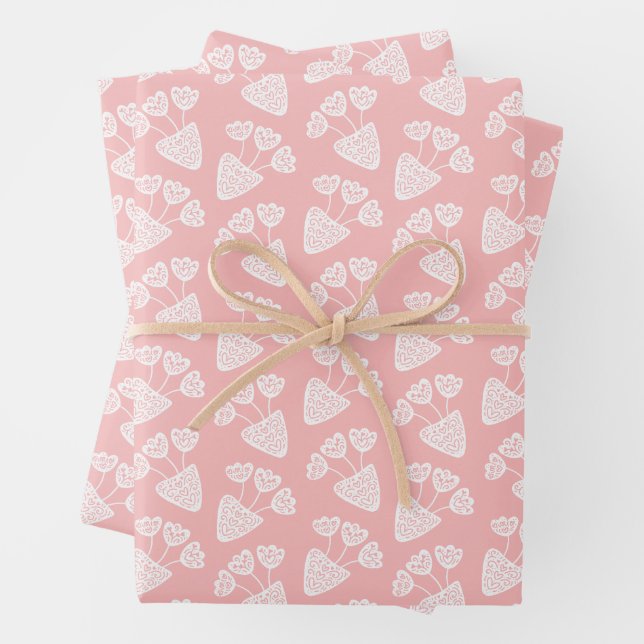 Happy Valentine's Day Geschenkpapier Set (Beispiel)