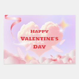 Happy Valentine's Day Geschenkpapier Set