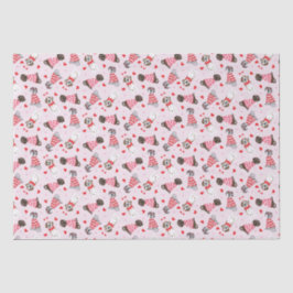 Happy Valentines Day Great Dane Hunde Seidenpapier