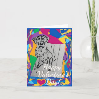 Happy Valentine's Day Greeting Card Dankeskarte