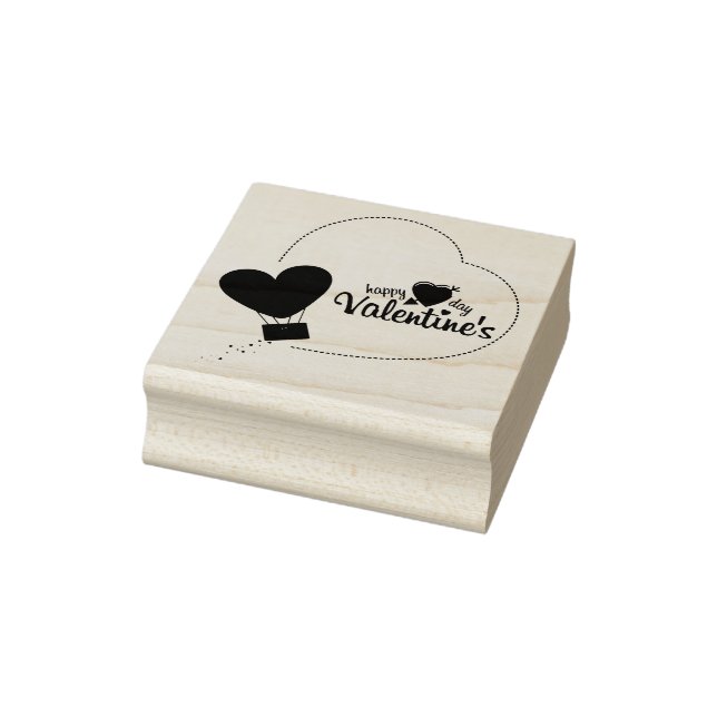 Happy Valentine's Day Gummistempel (Stempel)
